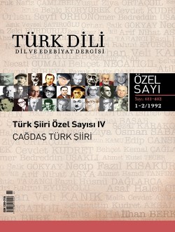 Türk Dil Dergisi Çağdaş Türk Şiiri Özel Sayısı, 2017