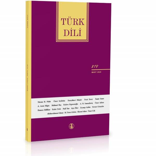 Türk Dili (Mart 2020), 2020