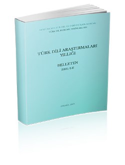 Türk Dili Araştırmaları Yıllığı: Belleten 2001/I-II, 2003