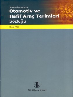 Otomotiv ve Hafif Araç Terimleri Sözlüğü, 2013