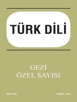 Türk Dili Dergisi Gezi Özel Sayısı, 0