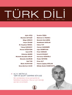 Türk Dili (Mayıs 2018), 2018