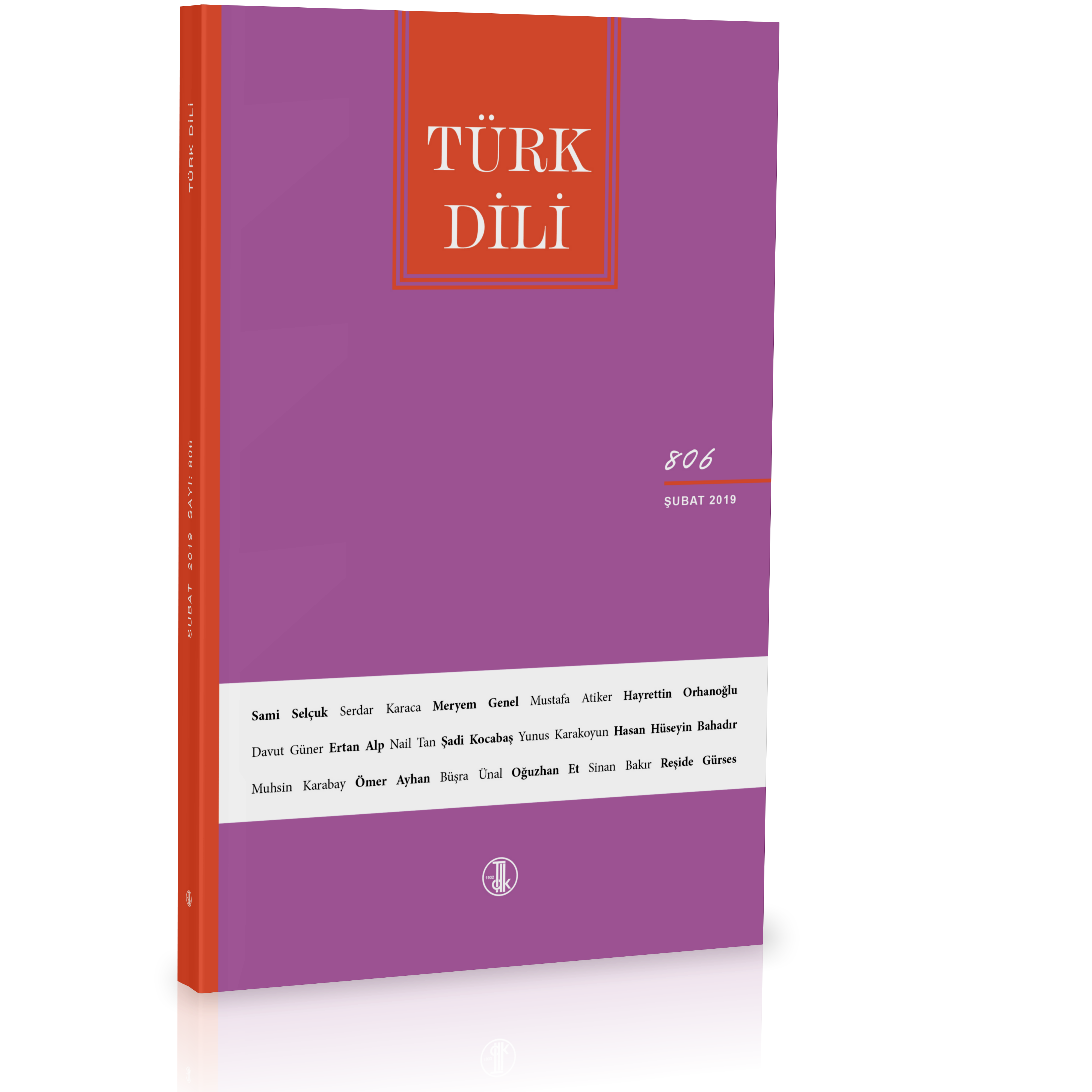 Türk Dili (Şubat 2019), 2019
