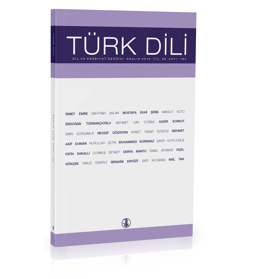 Türk Dili (Aralık 2016), 2016