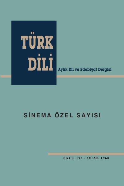 Türk Dili Sinema Özel Sayısı, 2020