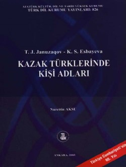 Kazak Türklerinde Kişi Adları, 2003